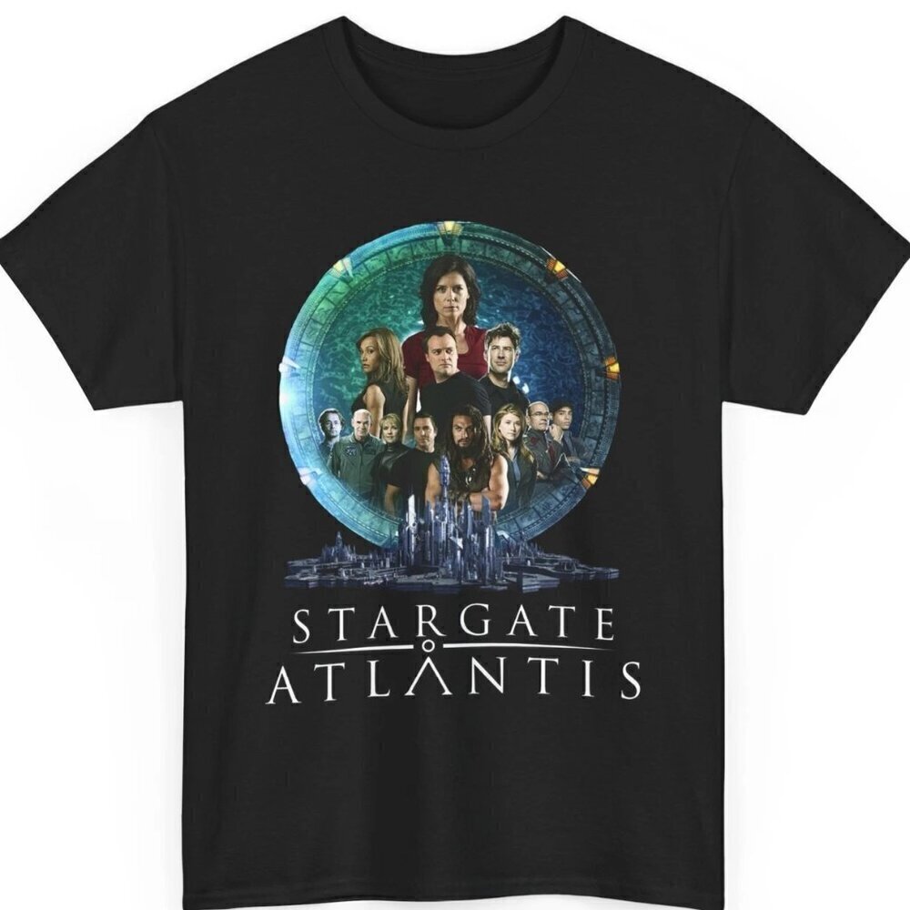 Stargate Atlantis Unisex Tee, Sci-Fi Graphic T-Shirt, Space TV Show T Shirt .